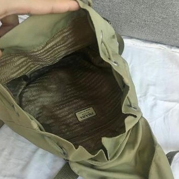 Prada nylon backpack main image 2