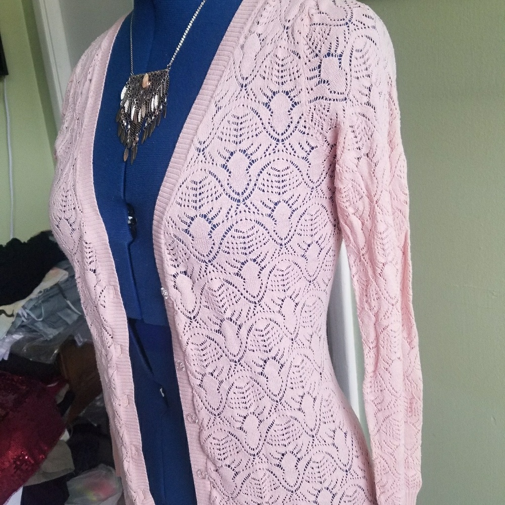 Lauren Conrad Lace Cardigan