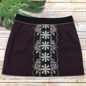 Floreat embroidered skirt