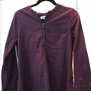 Old navy flannel like tunic