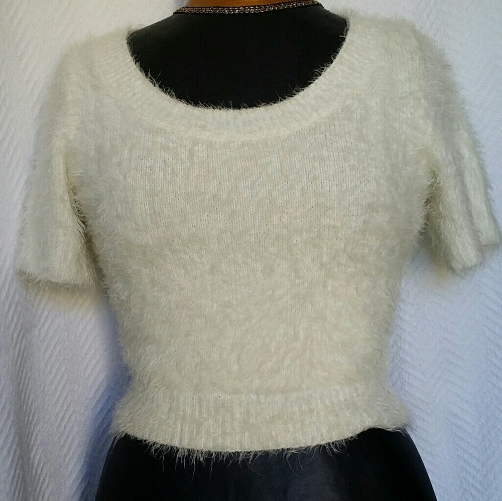 AA cropped sweater.