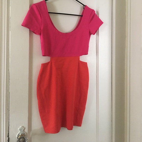 Two Tone lucca Couture Dress - Picture 1 of 3