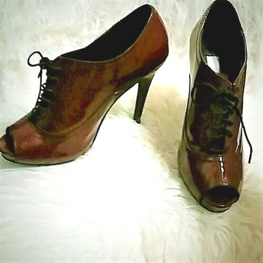 Lace up booties