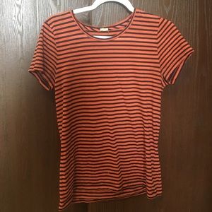 J Crew Stripped Tee