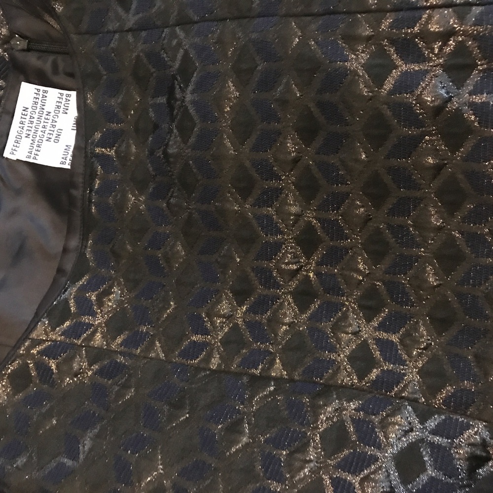 baum und pferdgarten • metallic jacquard dress - Picture 3 of 8