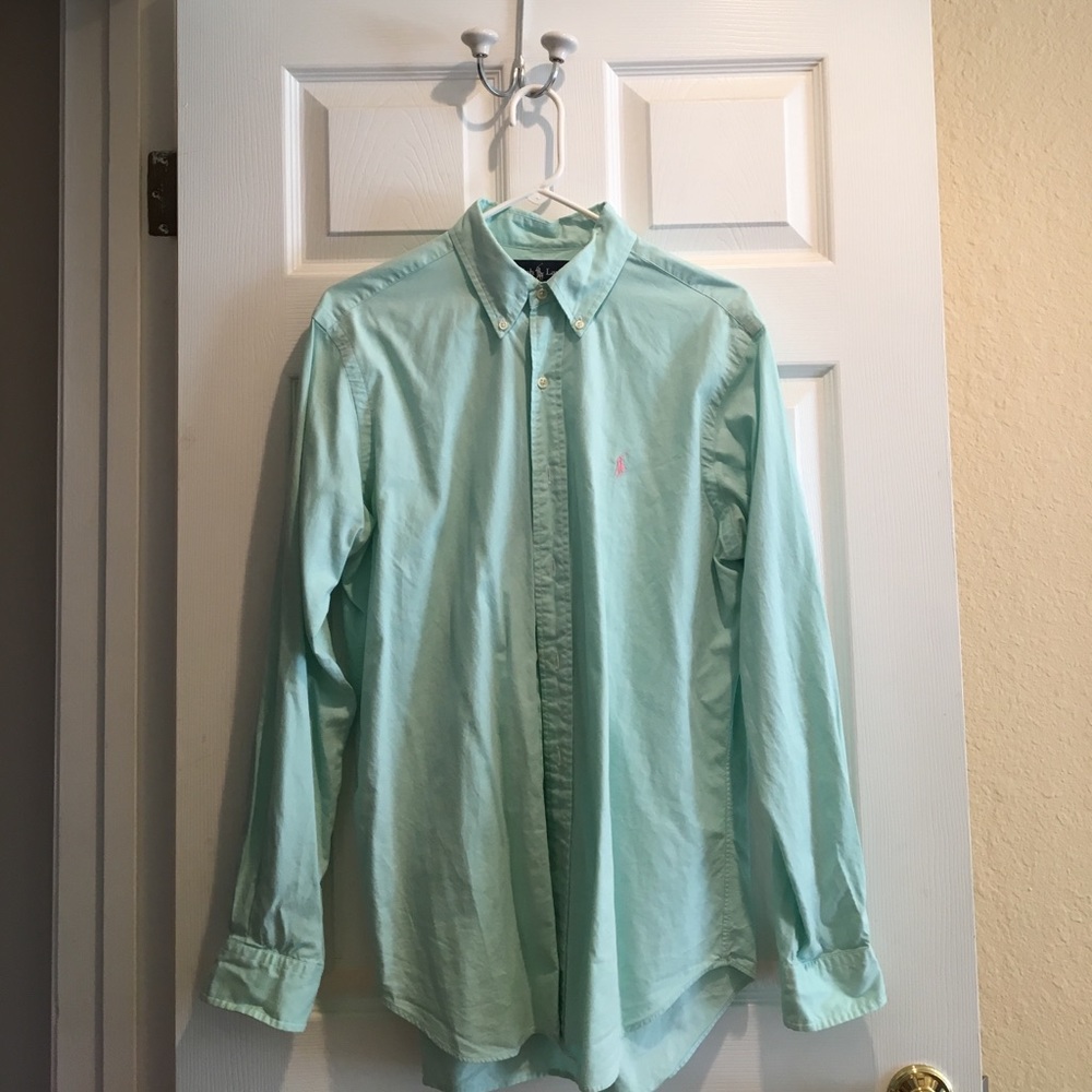 Light blue classic fit Ralph Lauren long sleeve