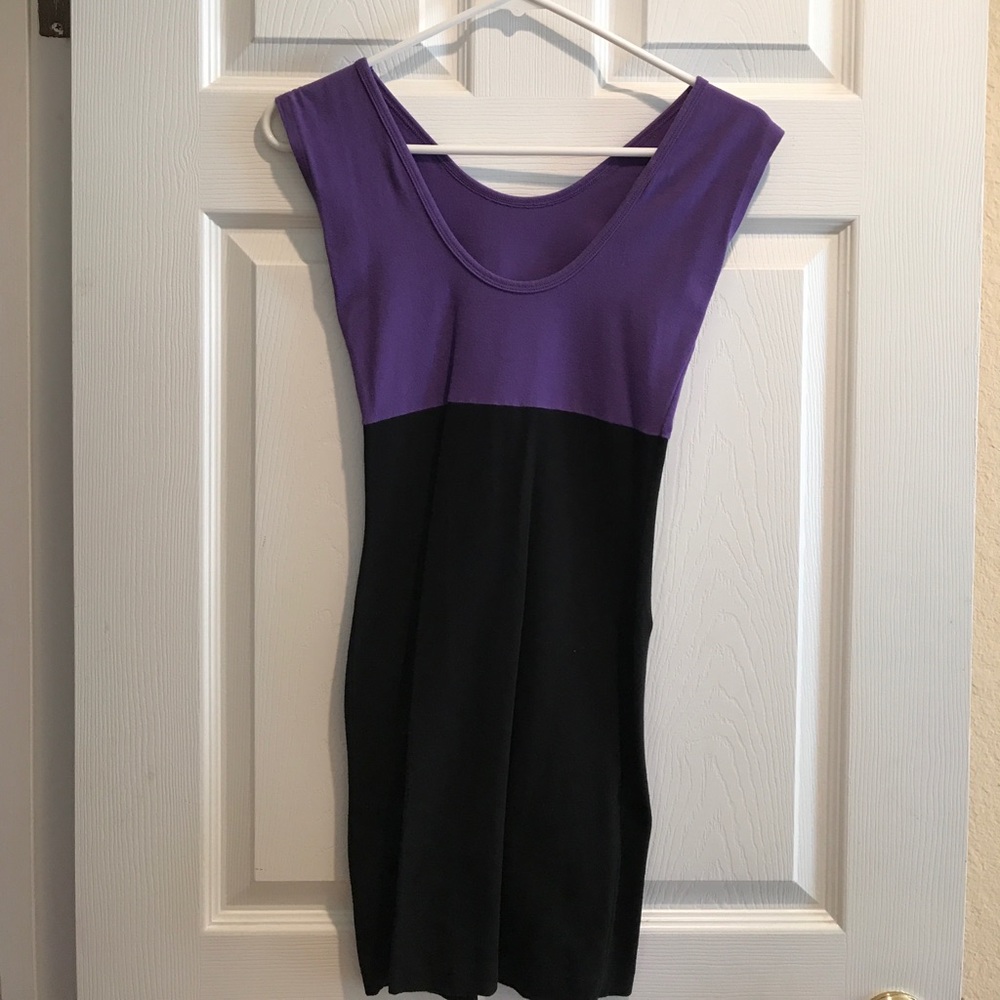 American apparel two tone dress