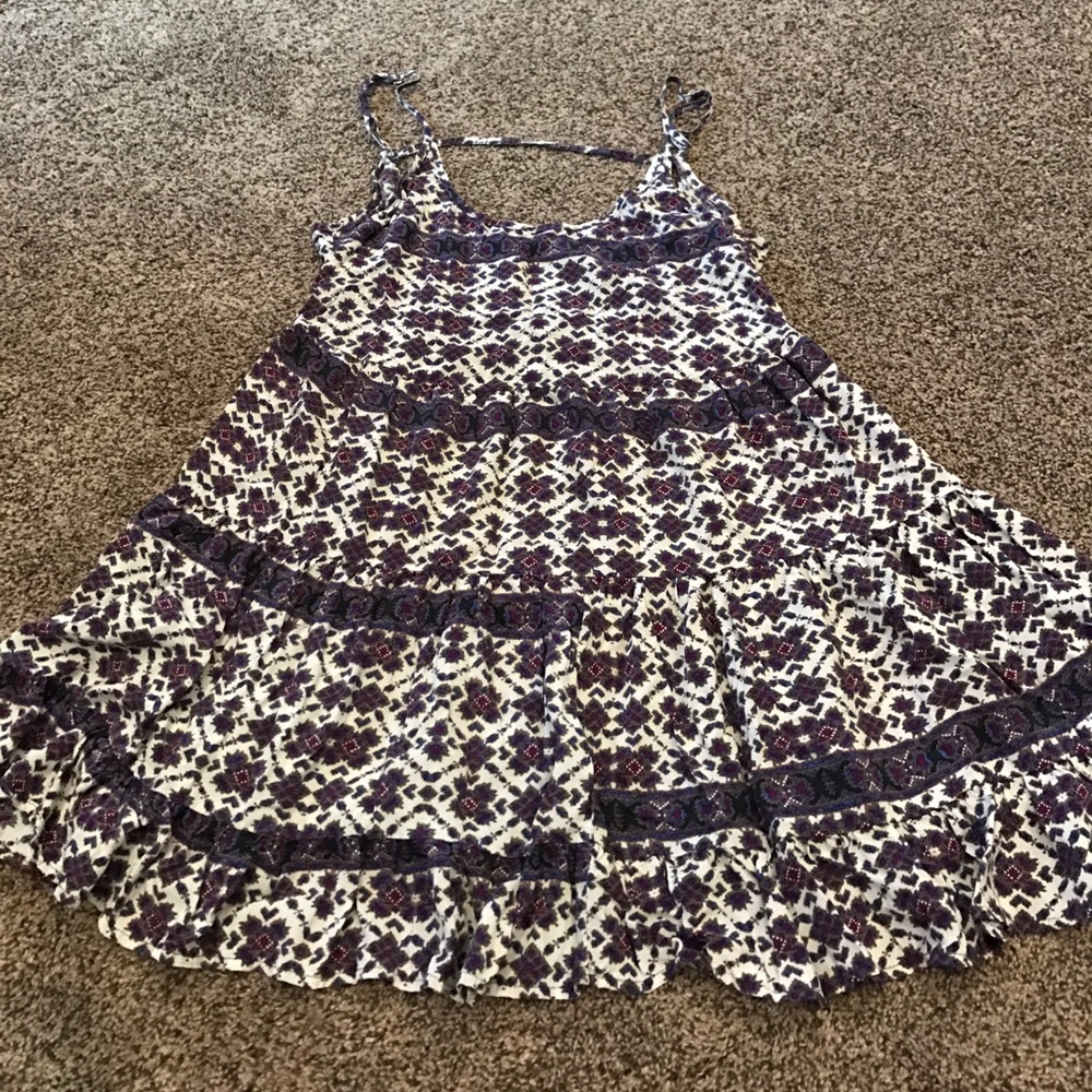 Brandy Melville purple patterned sundress