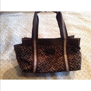 TOMMY HILFIGER SIGNATURE PURSE SATCHEL Purse