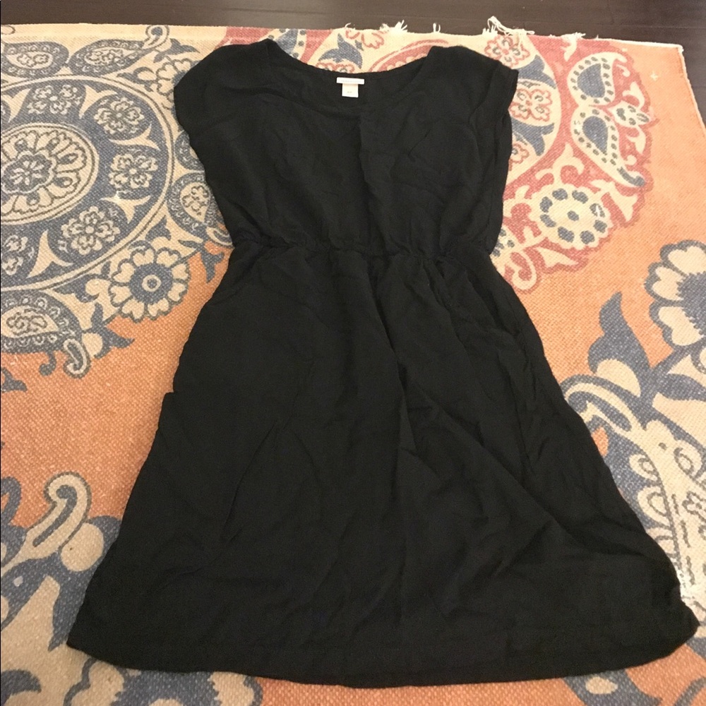 Black mini dress