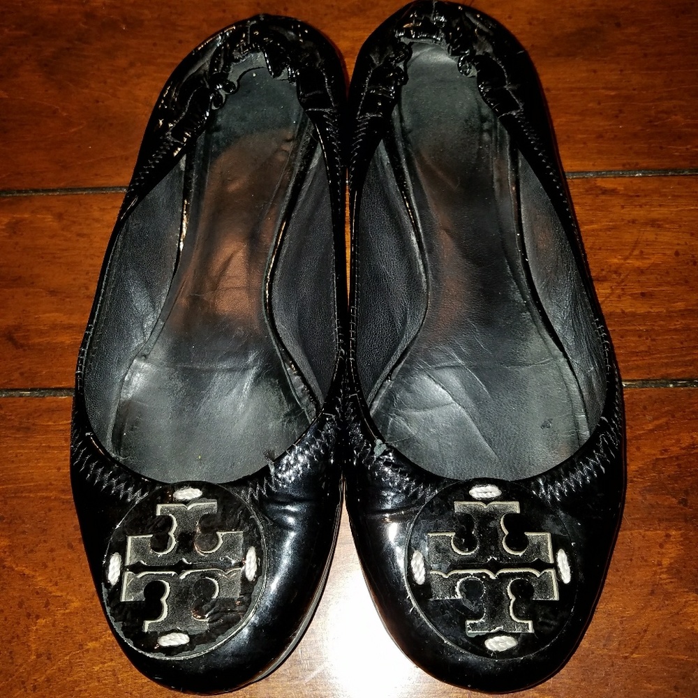 USED Tory Burch, black, patent leather