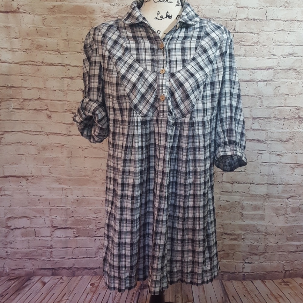 Max Studio Baby Doll Tunic Sz L