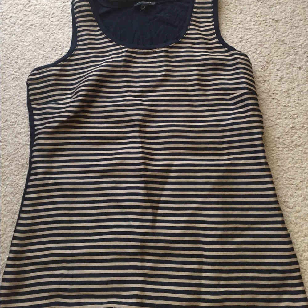 The Limited tank. Size M. Gold and navy