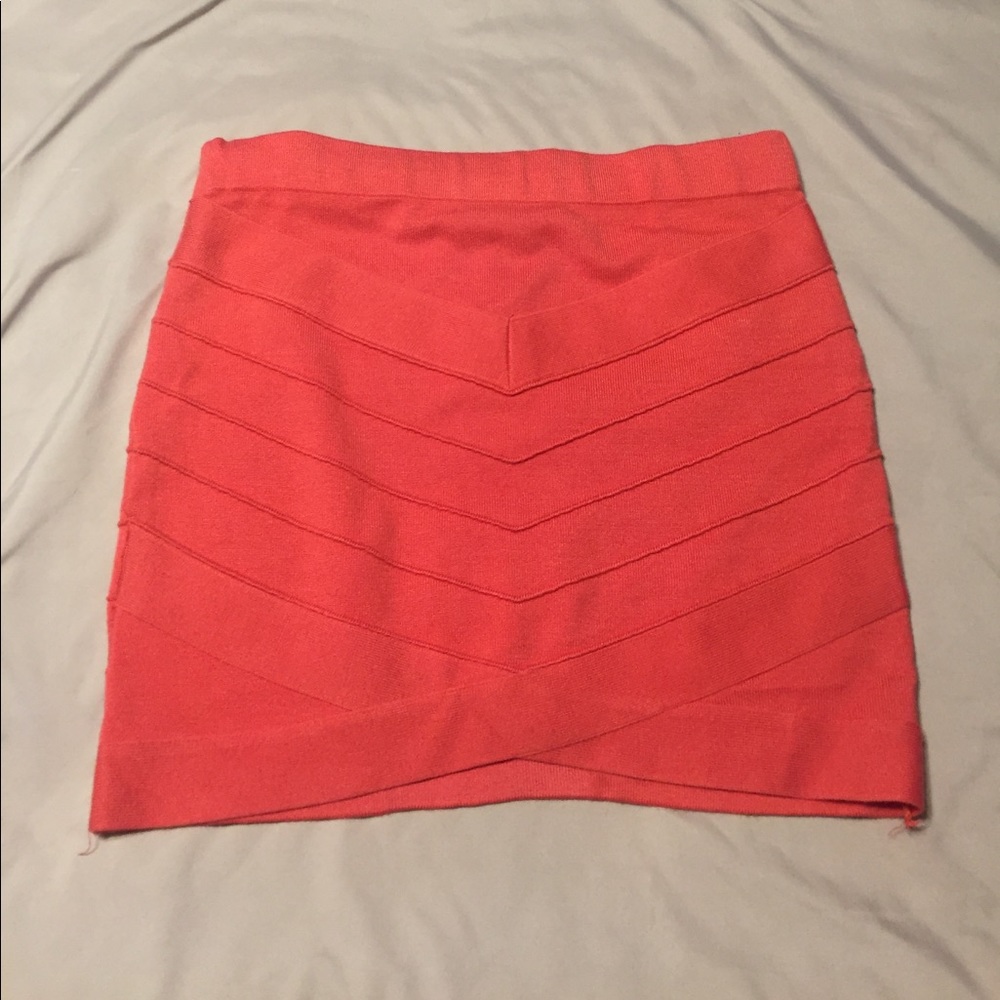 *Like new* Coral cotton skirt