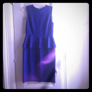French Connection Blue Peplum dress, size US8