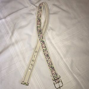 Purple and Blue floral belt