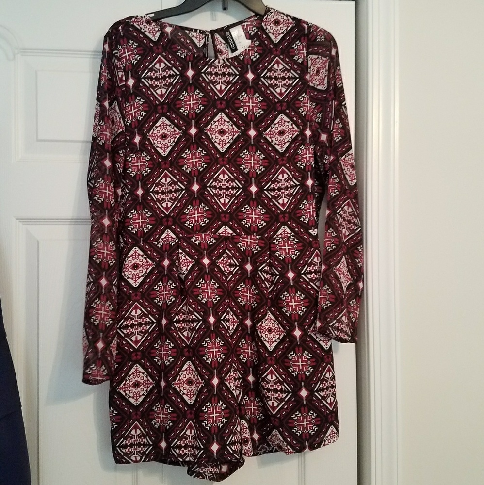 NWT H&M long sleeve romper