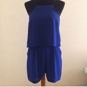 Royal blue Express romper💧