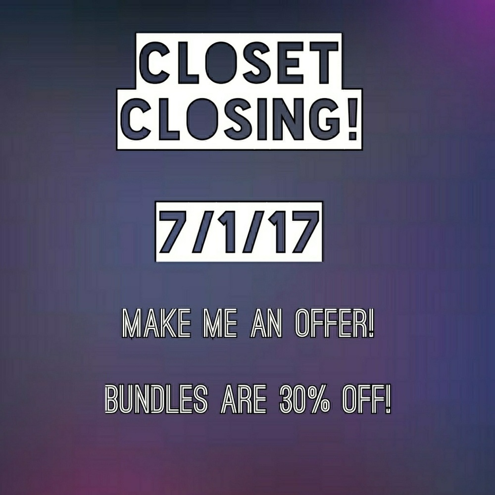 Closet Closing this Saturday!