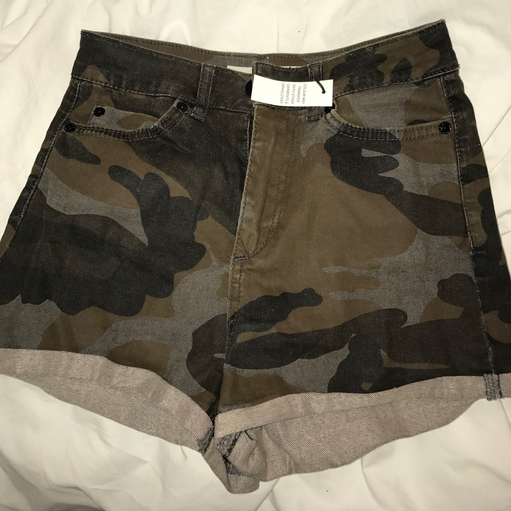 Top shop jean shorts