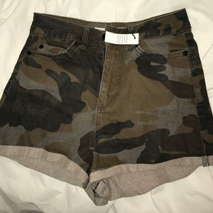 Top shop jean shorts