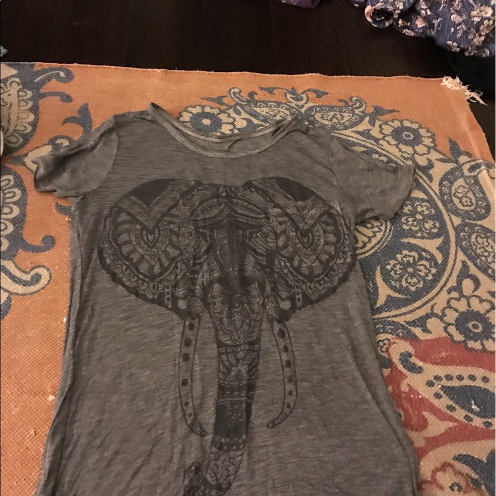 Boho elephant top