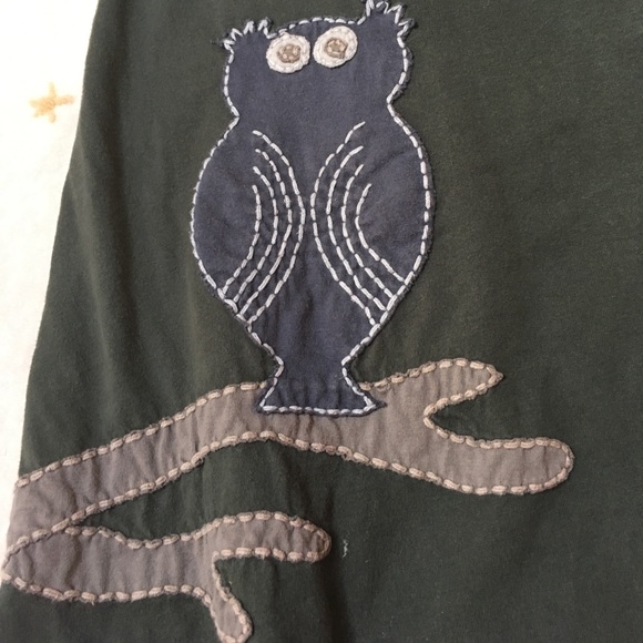 Anthropologie Synergy Organic Cotton Owl Skirt - Picture 5 of 8