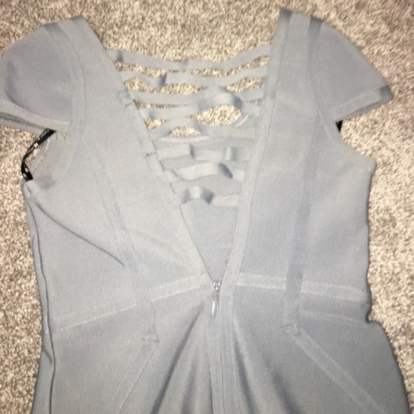 Forever 21, gray bodycon dress - Picture 2 of 2