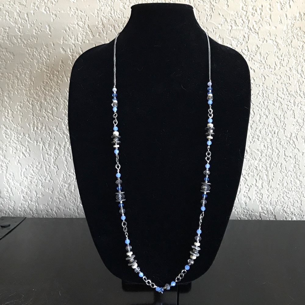 Blue Beaded Necklace