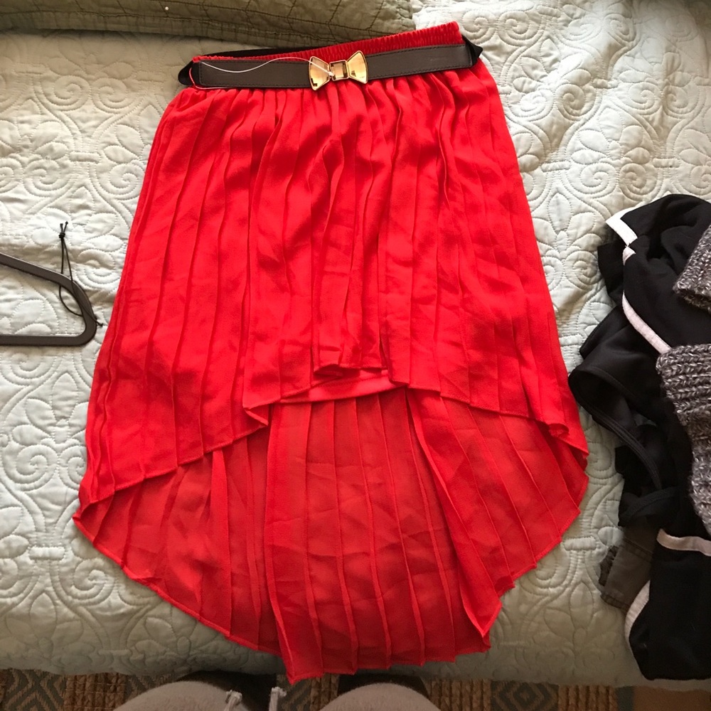 High low skirt