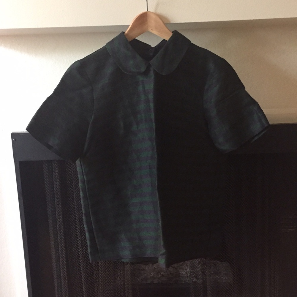 Madewell / Boxy Striped Collar Shirt / Small