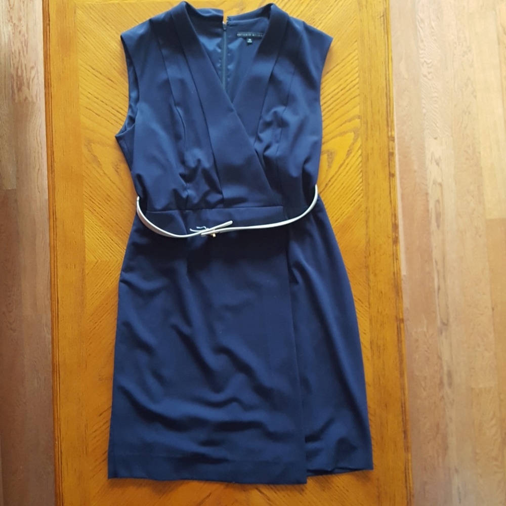 Navy Blue Sleeveless Dress