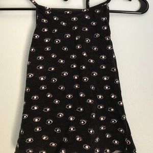 Brandy Melville Eye halter top