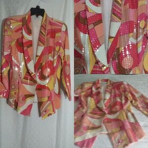 Retro glamour blazer