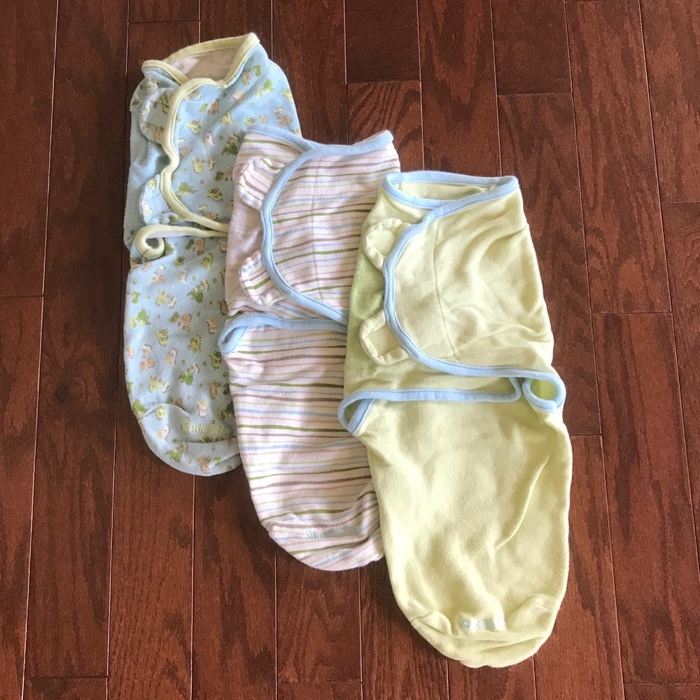 3 Swaddle Me Boy Blankets