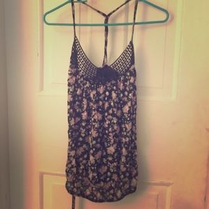 Cute floral tank top