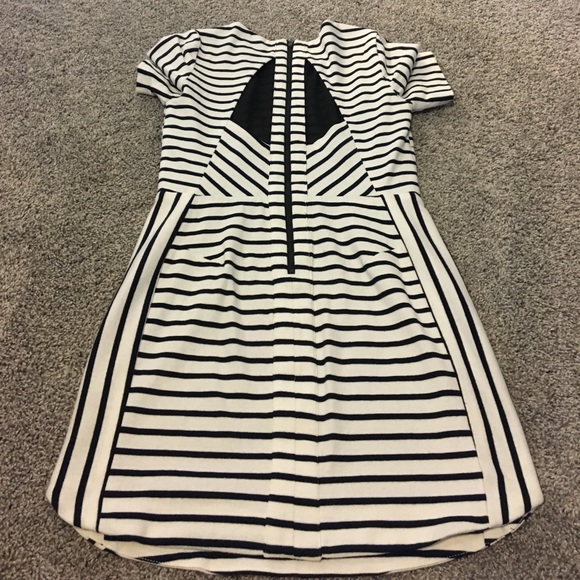 Lemieux size medium, striped black and white dress - Picture 2 of 2