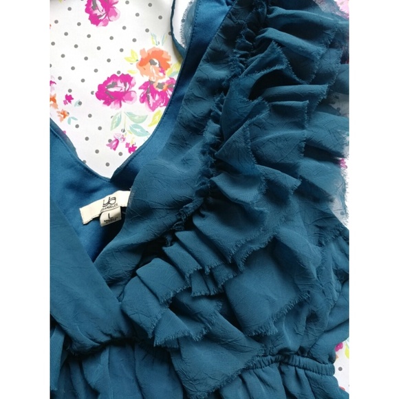 Dainty Blue Gem Toned Dress - Picture 4 of 8