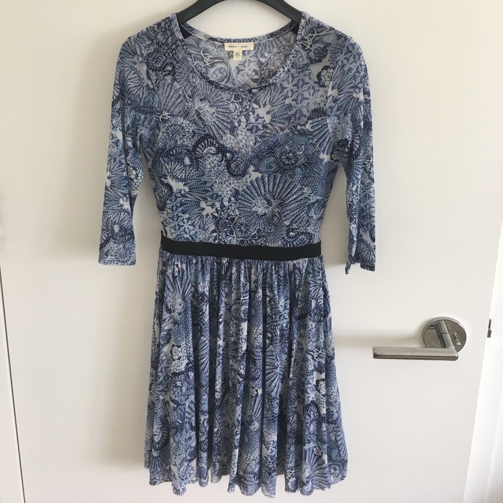 Blue dress