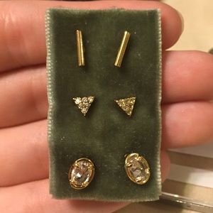 Set of 3 Pairs Anthropologie Earrings