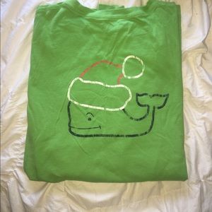 VV Santa Whale Long Sleeve Tee