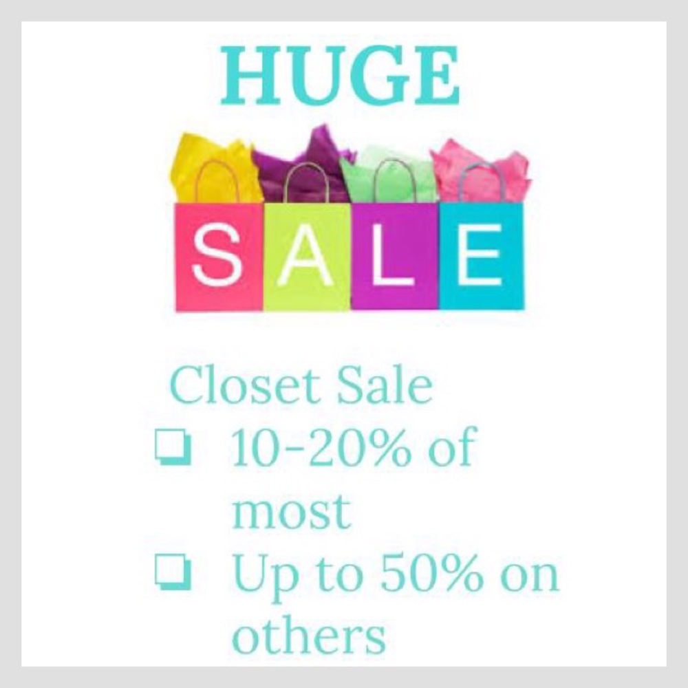 HUGE Closet-Wide Sale: Major Discounts