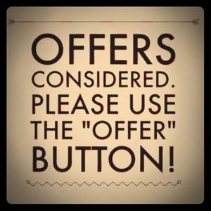 ⭐️⭐️⭐️⭐️Offers Considered ⭐️⭐️⭐️⭐️