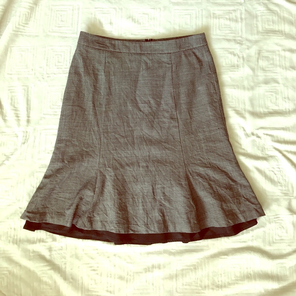 Banana Republic Black & White Butterfly Skirt