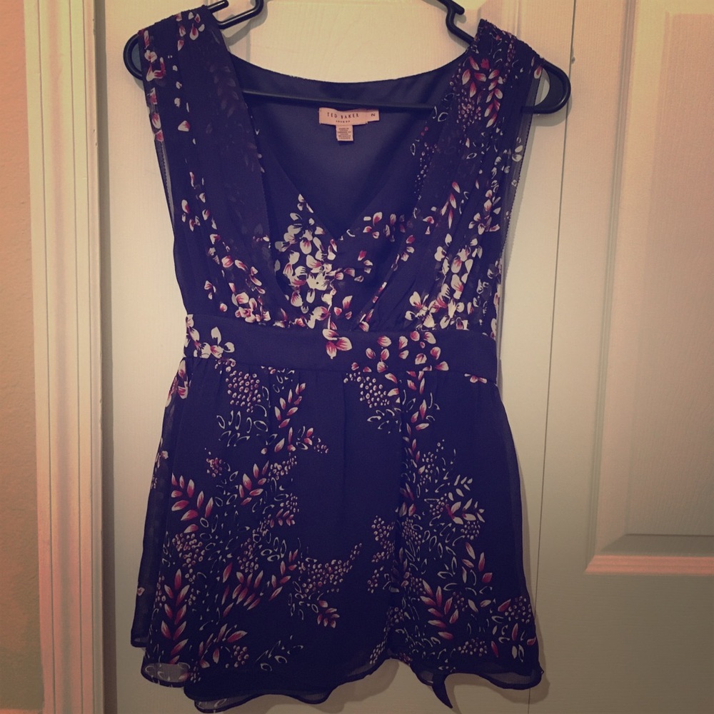 Ted Baker floral top