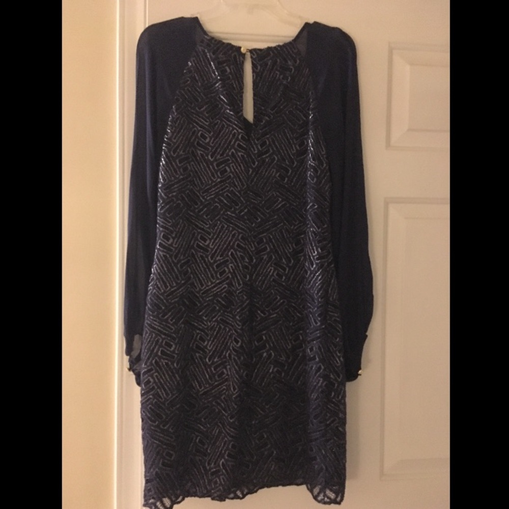 Lilly Pulitzer Carleigh Tunic Dress- geo lace