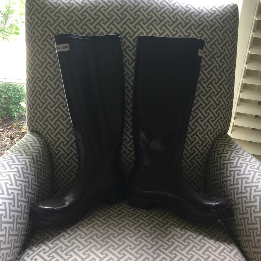 Hunter boots - brown. Size 7/8
