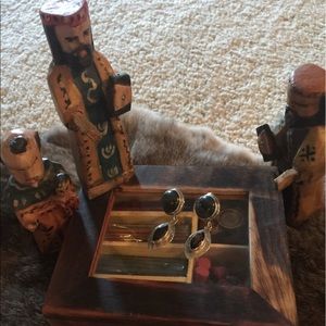 A beautiful real stones earrings