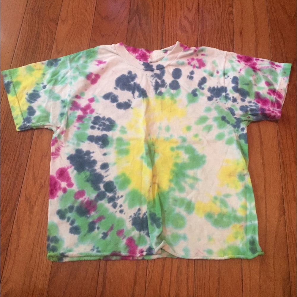 Cropped Tye Dye t shirt