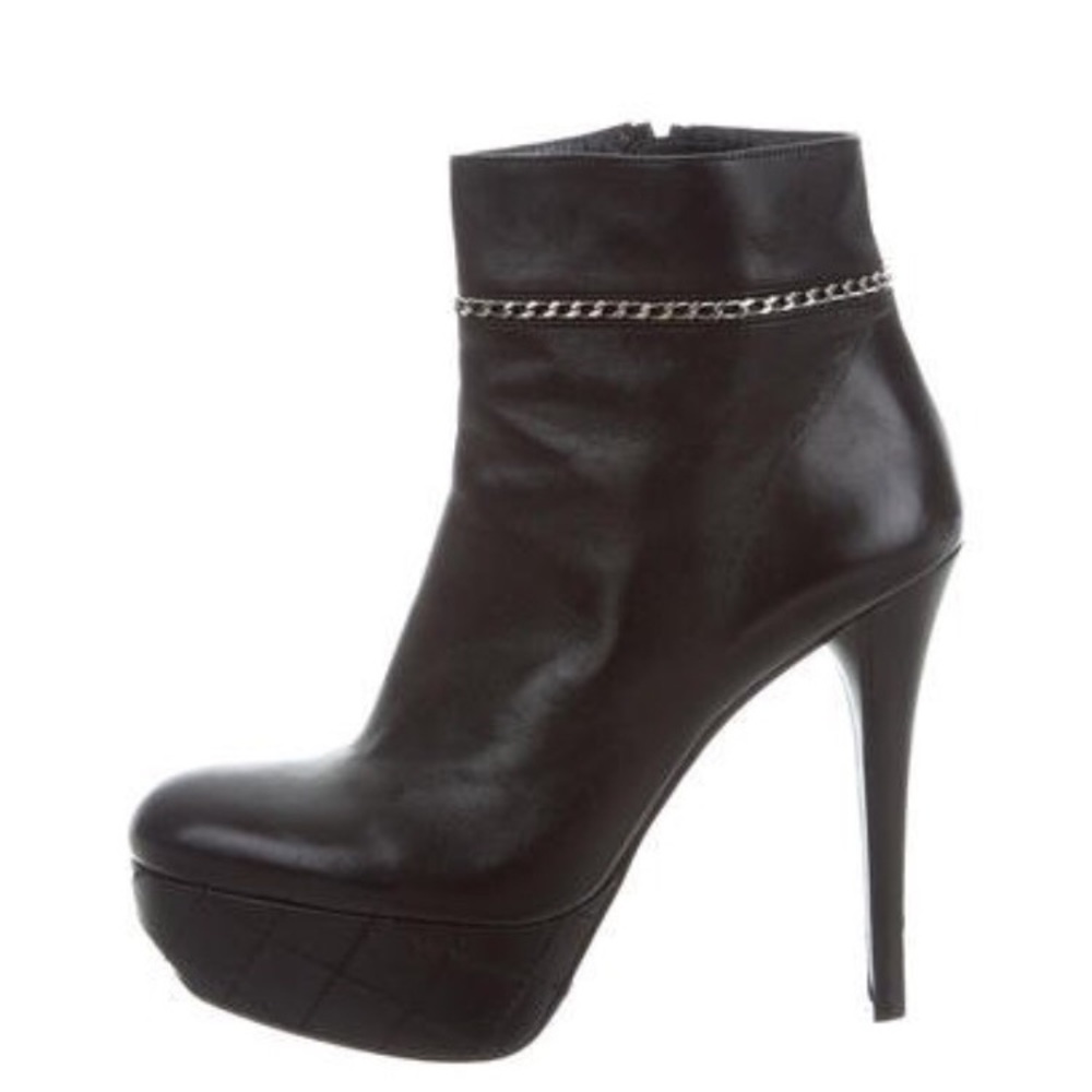 Stuart Weitzman Black Ankle Boots